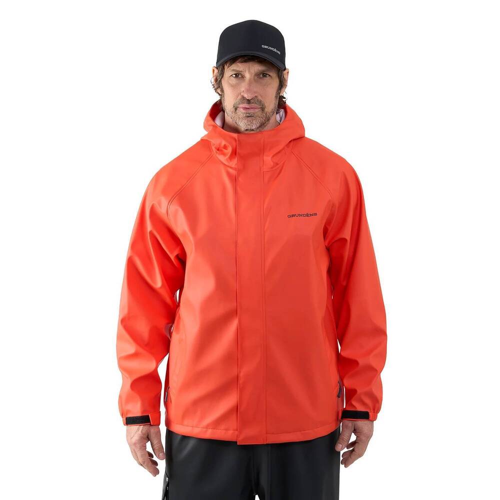 NEW GRUNDENS men's neptune jacket in orange